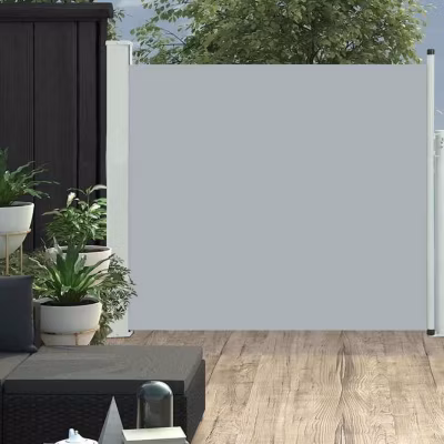 vidaXL Auvent Latéral Rétractable de Patio Store Latéral Brise-vue Abri Soleil Jardin Terrasse Balcon Exterieur Résistant 48374