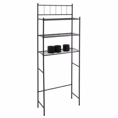 Desserte pour wc store noir 58.5×24.5×165