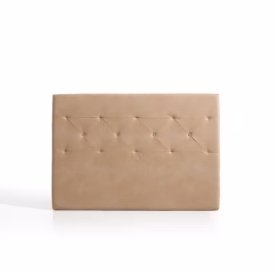 Tête de lit – ECCOX – Zafiro – Tissu Aquaclean – 154x115x8 cm – Couleur Camel