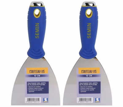 Couteau US à Enduire Semin, 10 cm (lot de 2)