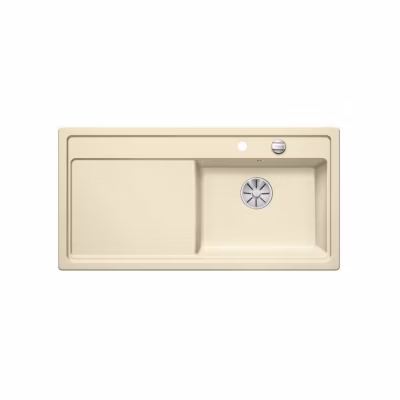 Evier à encastrer 100cm silgranit jasmin Blanco 524171 zenar xl 6 s