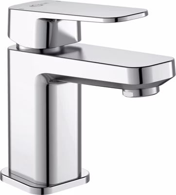 Ideal Standard TONIC II – Mitigeur lavabo monotrou avec tirette et bonde, Chrome (A6330AA)