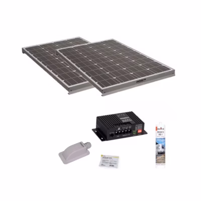 Pack  2x Panneaux solaire 140W + kit de pose solaire avec régulateur MPPT 320W 20A ANTARION