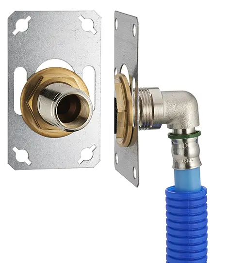 Platine FIXSYSTEM Simple – Robinet machine à laver – PER à Sertir – Ø16 – F1/2'