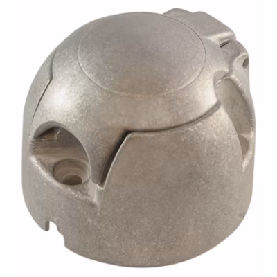 Prise femelle aluminium 12 V 7 plots