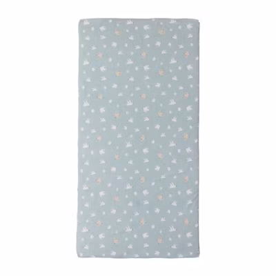 Matelas nomade Over the sea – 120 x 60 x 4 cm – Bleu – TINEO