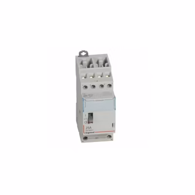 412551 Legrand – Contacteur Jour Nuit Triphasé 4p Bobine 230v – 25a – Contact 4no – 2 Modules