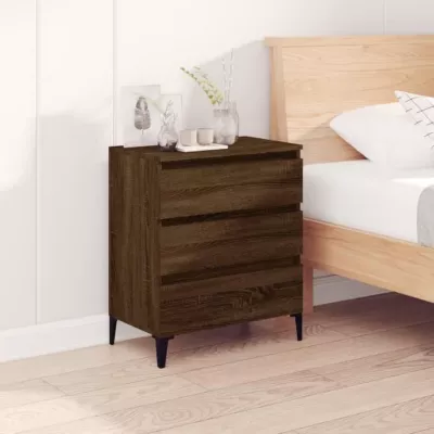 823055 vidaXL Buffet Chêne marron 60x35x70 cm Bois d&rsquo;ingénierie