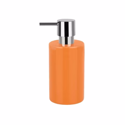 Distributeur de savon Céramique TUBE Orange Spirella