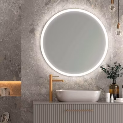 Miroir de Salle de Bain Lumineux LED 50 – Blanc Froid – BELGICA LEDIMEX