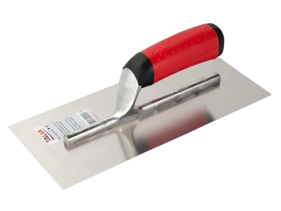 Platoir PRO INOX 28 x 12CM lisse monture alu (porte platoir)
