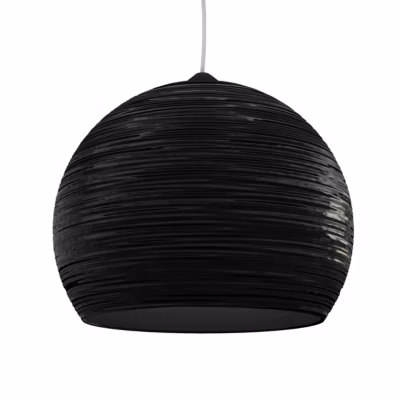 LUMICOM – FOCUS Suspension, 1X E27, max 42W, métal, noir mat, D.50cm
