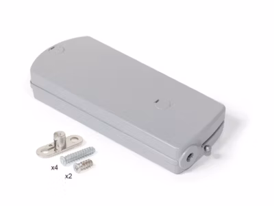 Emuca Mécanisme de porte Relevable Microwinch, 4kg, acier et plastique, gris