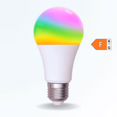 Ampoule connectée led e27 14w – wifi – rgbw
