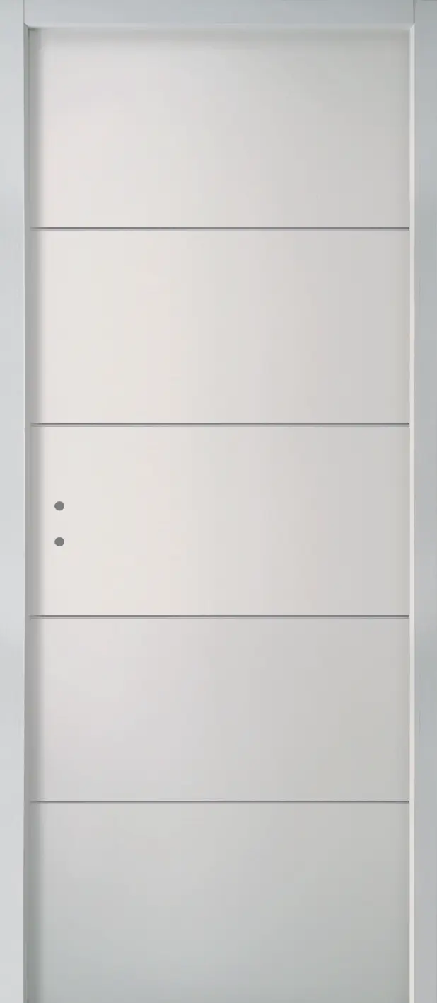 Bloc-porte coupe feu EI30 HORIZON à chant droit -Huisserie Perf+ 66 x 54MM – Serrure 1 point – poussant droit – 204 x 93CM