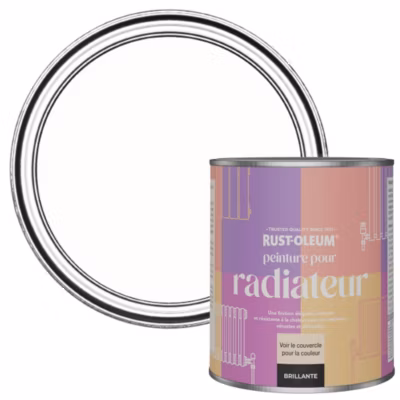 Peinture Blanche pour Radiateur, Finition Brillante – RUST-OLEUM – Craie Blanche 750ml