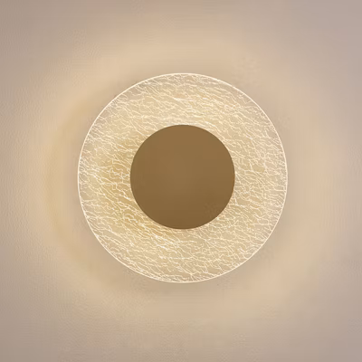 Applique Led murale intérieure or 25 cm – Mantra – Jewel
