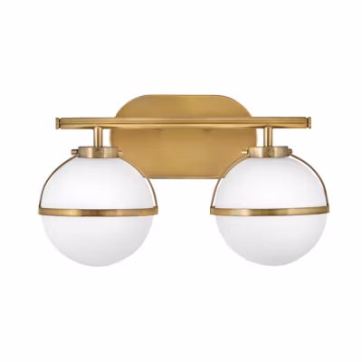 Elstead Hinkley Hollis Applique de salle de bain Heritage Laiton, IP44