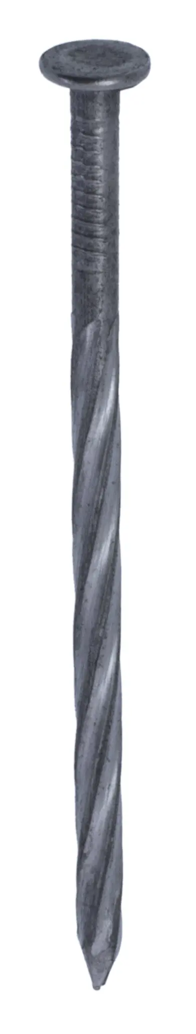 Pointe torsadée Tête plate Acier fil clair 2,8×60 Barquette de 1kg