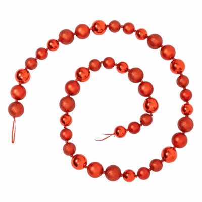 Guirlande boules 2m rouge – Atmosphera