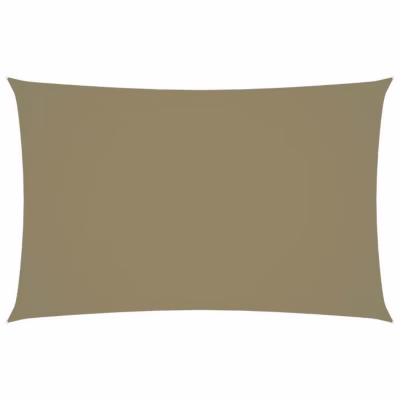 vidaXL Voile de parasol Tissu Oxford rectangulaire 2×4,5 m Beige