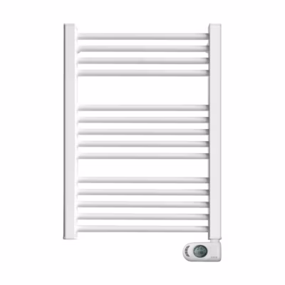 Sèche-serviettes électrique à inertie sèche HJM, 500 W, Noor, Blanc