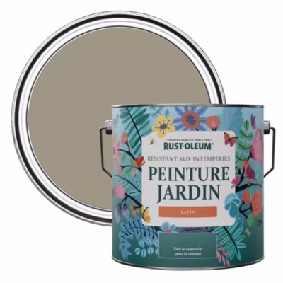 Peinture Marron pour Jardin et terrasse, Finition Satinée – RUST-OLEUM – Racine 2,5 L
