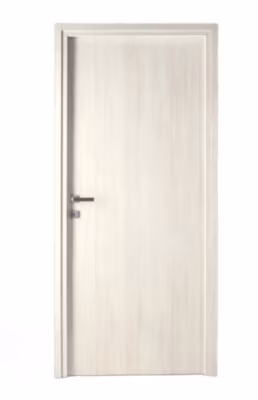 Bloc-porte fin de chantier Essence Blanc Latte, H.204 l.83cm, poussant réversible – MADE IN ITALY