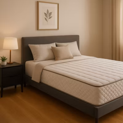 Matelas 100×200 x 23 cm – Ferme – Aertech+ 40 Kg/m3 HR Dernière Génération – Très Respirant