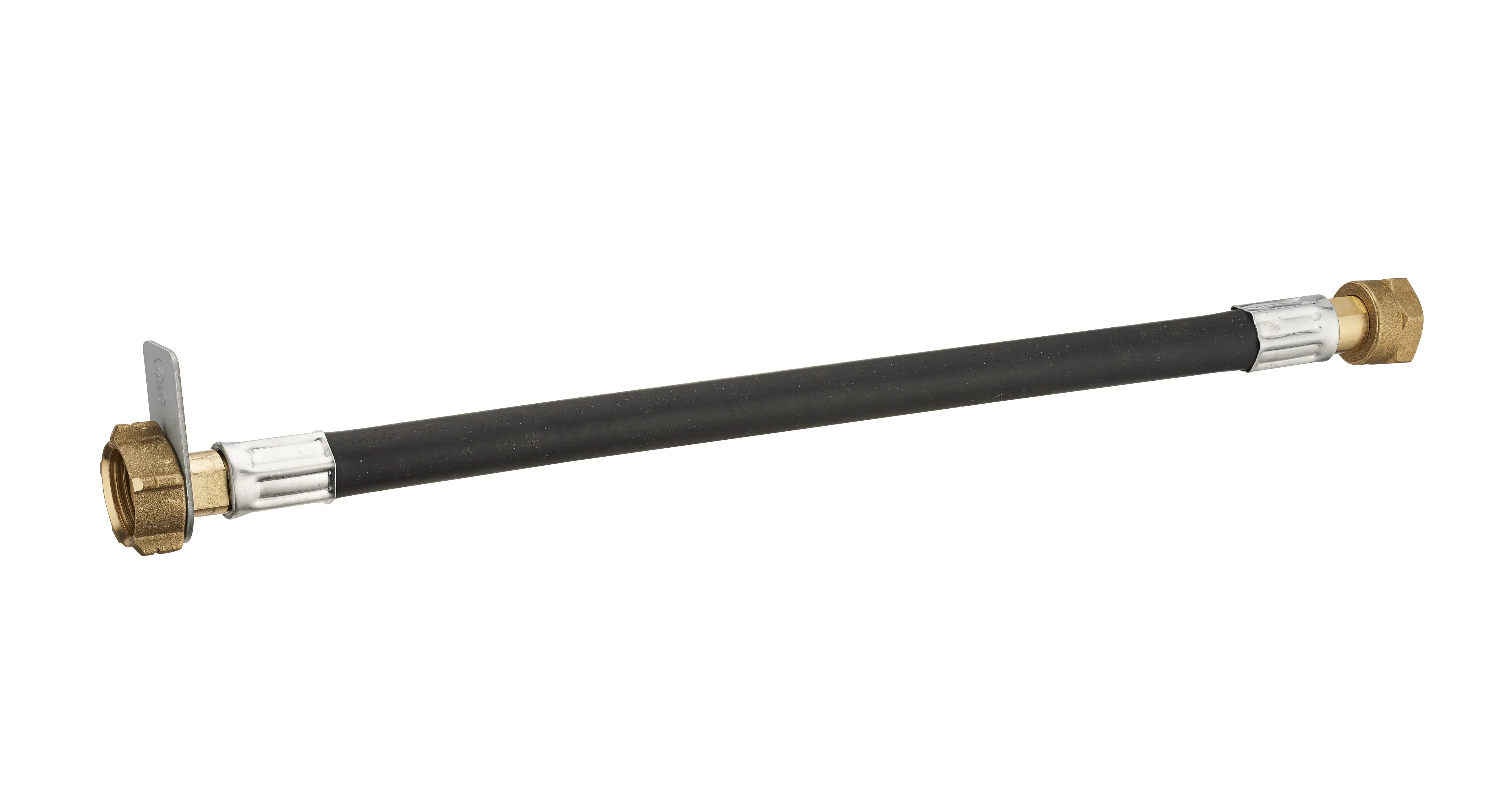 Lyre souple de raccordement butane/propane – L.7cm – Ecrou bouteille / écrou 20×150