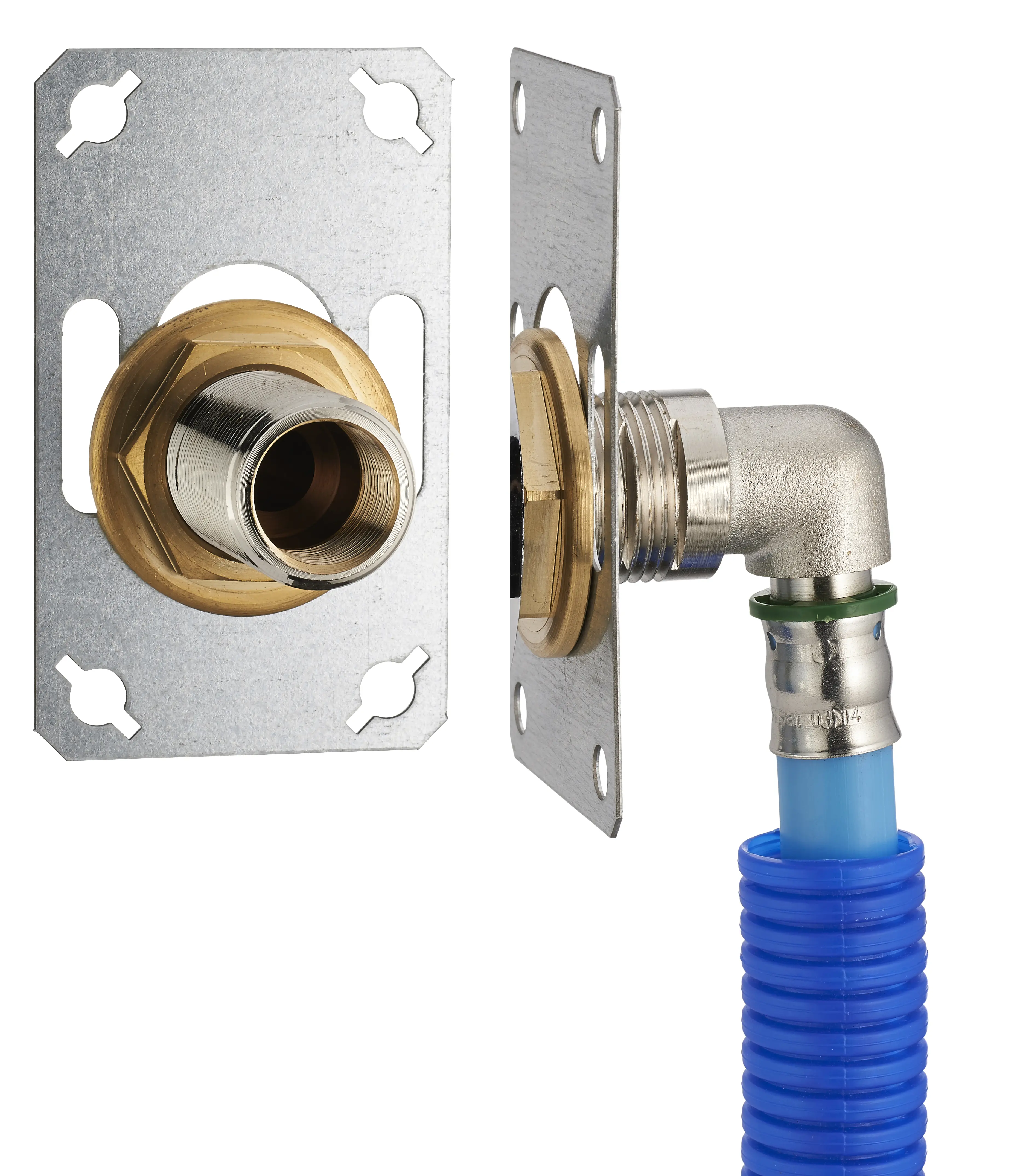 Platine FIXSYSTEM Simple – Robinet machine à laver – PER à Sertir – Ø12 – F1/2'
