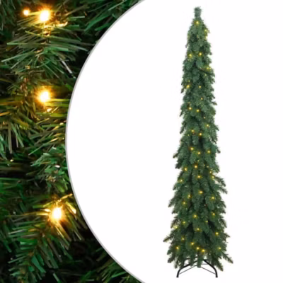 Arbre de Noël artificiel pré-éclairé avec 130 LED 210 cm vidaXL