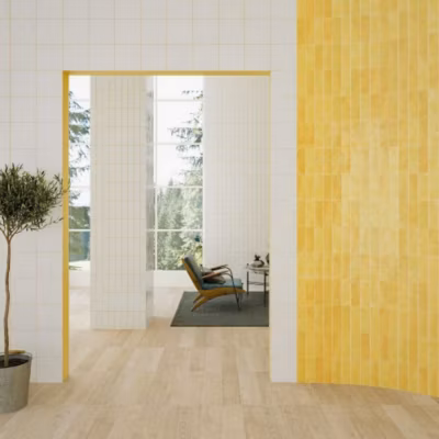 Carrelage intérieur Effet Zellige Jaune BEJMAT 5×15 Lemonade – Les Carreaux de Jean