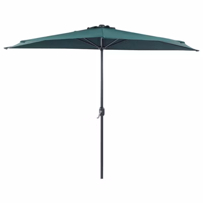 Parasol demi-rond 270 cm GALATI Vert