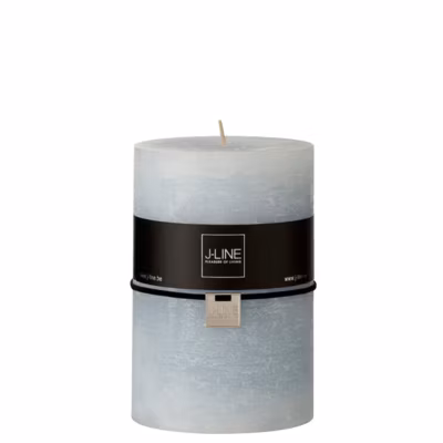 Bougie cylindrique bleu clair 15×10 cm 110 heures