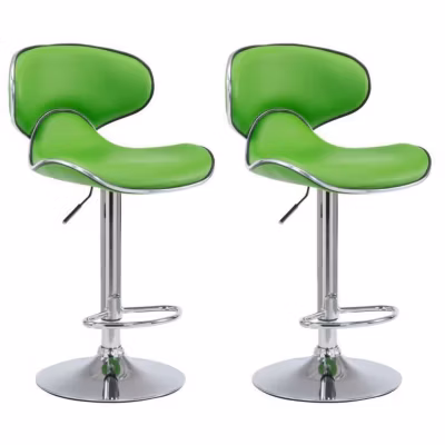 Tabouret de bar Las Vegas V2 CLP Vert Similicuir réglable