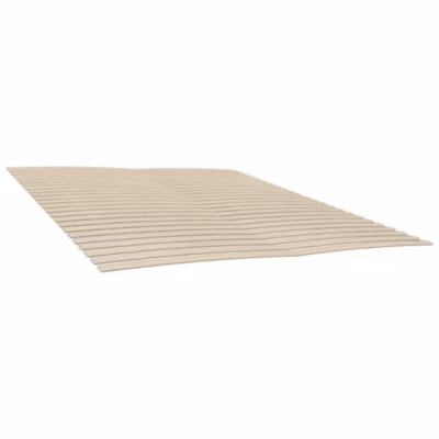Lit double, Lit adulte, Lattes de rechange pour sommier avec 48 lattes, 2 pièces, 90 x 200 cm