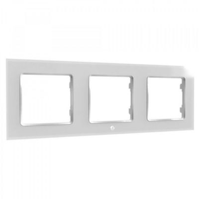 Cadre D&rsquo;interrupteur à 3 Supports Pour Interrupteur Mural Blanc – Shelly