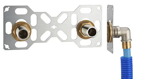 Platine Douche FIXSYSTEM – PER à glissement – Ø16- M3/4'