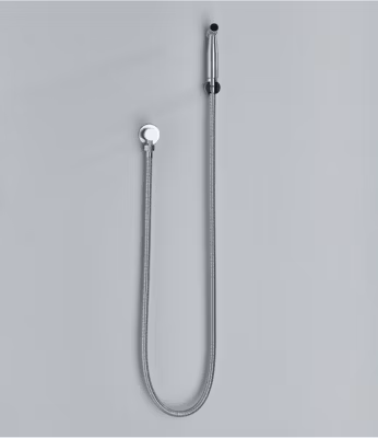 Robinet bidet en Acier Inox Murale Trou Unique