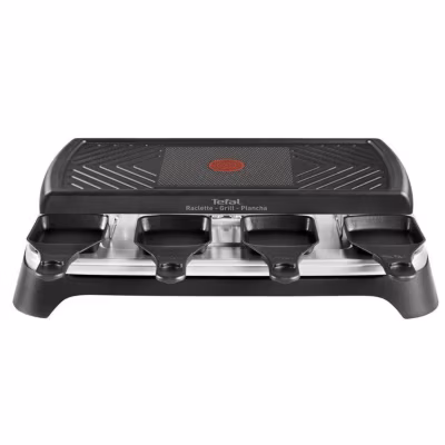 Raclette multifonction – TEFAL – RE459812 – 1100 watts – 8 personnes – Noir