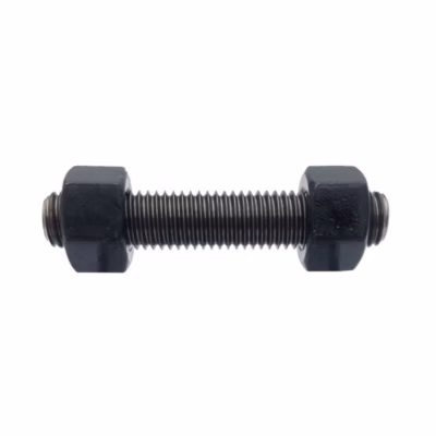 10 Filets et 2 Ecrous Montés D. 30 x 140 mm – ASTM A193 et ASTM A194 – Brut – D-Work