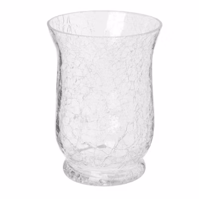 Photophore – verre craquelé – H15 cm – Atmosphera