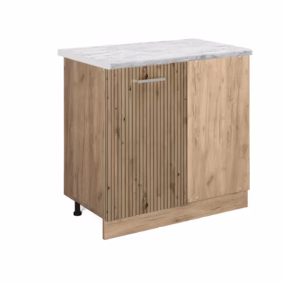 Vicco Meuble dangle Chêne Artisan 86cm PT Marbre