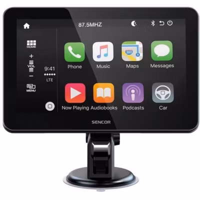 Écran tactile 7 pouces Sencor SCT M750 CarPlay Android Auto Bluetooth USB caméra 720P