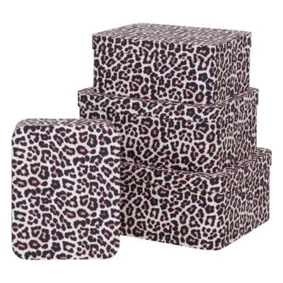 Lot de 4 boîtes Polybox – Beige- 5five