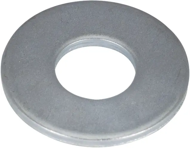 Rondelle plate large Acier zingué Ø5×16 Blister de 100