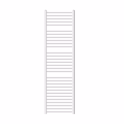 Radiateur salle de bain 500×1800 mm blanc recordement central sèche-serviettes