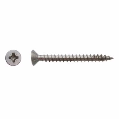 200 Vis Bois Tête Fraisée Pozidriv 4.5 x 25 mm – Inox A2 – D-Work