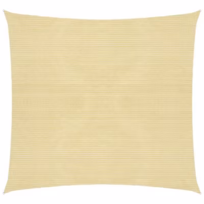 vidaXL Voile d&rsquo;ombrage 160 g-m2 Beige 4×4 m PEHD 311111